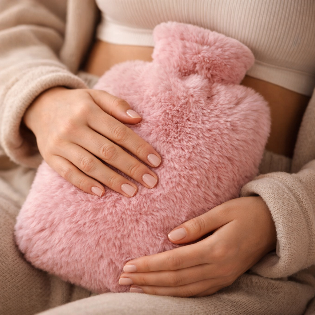 Coussin-Bouillotte Chauffe-Abdomen